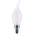 Product Image of 4W CA10 LED, Candelabra Base, Frost Finish, 3500K CCT, 120V (6 Pack)