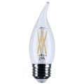 Product Image of 5.5W CA10 LED, Medium Base, Clear, 3000K CCT, 120V (6 Pack)
