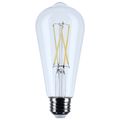 Product Image of 8W ST19 LED, Medium Base, Clear, 5000K CCT, 120V (6 Pack)