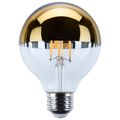 Product Image of 5.5W G25 LED, Medium Base, 2700K CCT, Gold Crown, 60W Replacement (6 Pack)