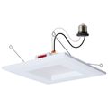 Product Image of 8W LED Downlight Retrofit, 5-6", CCT Selectable, Square, White Finish