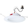 Product Image of 10W LED Downlight Retrofit, 5-6", CCT Selectable, Round, White Finish