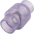 Product Image of 1-1/2" PVC Socket Utility Swing Check Valve (Clear)