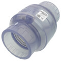 Product Image of 3" PVC Socket Utility Spring Check Valve (Clear)