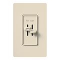 Product Image of Skylark Dual Dimmer Switch and 3-Speed Fan Control, 300W Incand./Halogen and 1.5A Fan, No Light Almond