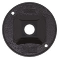 Product Image of 4-1/8" Dia. 1/2" Hub, 1 Hole Round Lamp Holder Cover (Bronze)