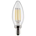 Product Image of 4 Watt B11 LED Bulb - Clear - Candelabra base - 90 CRI - 3500K - 120 Volt (6 Pack)