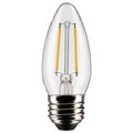Product Image of 3 Watt B11 LED Bulb - Clear - Medium base - 90 CRI - 2700K - 120 Volt (8 Pack)