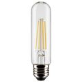 Product Image of 8 Watt T10 LED Bulb - Clear - Medium base - 90 CRI - 3000K - 120 Volt (5 Pack)