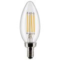 Product Image of 4 Watt B11 LED Bulb - Clear - Candelabra base - 90 CRI - 3000K - 120 Volt (9 Pack)