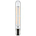 Product Image of 4 Watt T6.5 LED Bulb - Clear - Double Contact Bayonet Base - 4000K - 400 Lumens - 120 Volt (6 Pack)