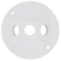 Product Image of 4-1/8" Dia. 1/2" Hub, 3 Hole Round Lamp Holder Cover (White)