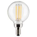 Product Image of 5.5 Watt G16.5 LED Bulb - Clear - Candelabra Base - 2700K - 500 Lumens - 120 Volt (10 Pack)