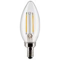 Product Image of 3 Watt B11 LED Bulb - Clear - Candelabra Base - 2700K - 200 Lumens - 120 Volt (10 Pack)
