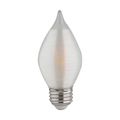 Product Image of 4 Watt C15 LED Bulb - Satin Spun - Clear - Medium base - 2700K - 300 Lumens - 120 Volt (5 Pack)