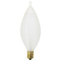 Product Image of 25 Watt C11 Incandescent Bulb - Spun White - 4000 Average rated hours - 160 Lumens - Candelabra base - 120 Volt (10 Pack)
