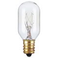 Product Image of 25 Watt T7 Incandescent Bulb - Clear - Candelabra base - 130 Volt (15 Pack)