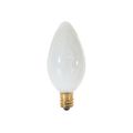 Product Image of 25 Watt F10 Incandescent Bulb - White - 1500 Average rated hours - 185 Lumens - Candelabra base - 120 Volt (16 Pack)