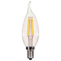Product Image of 4 Watt CA11 LED Bulb - Clear - Candelabra base - 2700K - 350 Lumens - 120 Volt (8 Pack)