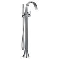 Product Image of Doux 1 Handle Tub Filler Includes Hand Shower (Chrome), S3105