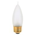 Product Image of 25 Watt CA10 Incandescent Bulb - Frost - 1500 Average rated hours - 200 Lumens - Medium base - 120 Volt (50 Pack)