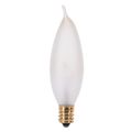 Product Image of 15 Watt CA8 Incandescent Bulb - Frost - 1500 Average rated hours - 95 Lumens - Candelabra base - 120 Volt (60 Pack)