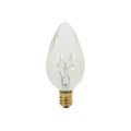 Product Image of 15 Watt F10 Incandescent Bulb - Clear - 1500 Average rated hours - 110 Lumens - Candelabra base - 120 Volt (30 Pack)