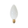 Product Image of 15 Watt F10 Incandescent Bulb - White - 1500 Average rated hours - 90 Lumens - Candelabra base - 120 Volt (30 Pack)