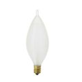 Product Image of 25 Watt C11 Incandescent Bulb - Spun White - 4000 Average rated hours - 160 Lumens - Candelabra base - 120 Volt (10 Pack)