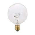 Product Image of 15 Watt G16 1/2 Incandescent Bulb - Clear - 1500 Average rated hours - 114 Lumens - Candelabra base - 120 Volt (20 Pack)