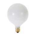 Product Image of 25 Watt G16 1/2 Incandescent Bulb - Satin White - 1500 Average rated hours - 202 Lumens - Candelabra base - 120 Volt (20 Pack)