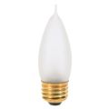 Product Image of 25 Watt CA10 Incandescent Bulb - Frost - 1500 Average rated hours - 200 Lumens - Medium base - 120 Volt (30 Pack)