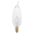 Product Image of 25 Watt CA8 Incandescent Bulb - Clear - 1500 Average rated hours - 210 Lumens - Candelabra base - 120 Volt (30 Pack)