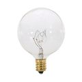 Product Image of 25 Watt G16 1/2 Incandescent Bulb - Clear - 1500 Average rated hours - 232 Lumens - Candelabra base - 120 Volt (50 Pack)
