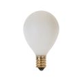 Product Image of 25 Watt G12 1/2 Pear Incandescent Bulb - Satin White - 1500 Average rated hours - 180 Lumens - Candelabra base - 120 Volt (40 Pack)