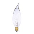 Product Image of 15 Watt CA10 Incandescent Bulb - Clear - 1500 Average rated hours - 150 Lumens - Candelabra base - 12 Volt (30 Pack)