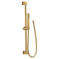 Product Image of Brushed Gold Eco-performance Square 1" Diameter Handheld Shower w/ 30" Slide Bar, S3880EPBG