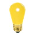 Product Image of 11 Watt S14 Incandescent Bulb - Ceramic Yellow - 2500 Average rated hours - Medium base - 130 Volt (40 Pack)