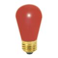 Product Image of 11 Watt S14 Incandescent Bulb - Ceramic Red - 2500 Average rated hours - Medium base - 130 Volt (40 Pack)