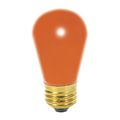 Product Image of 11 Watt S14 Incandescent Bulb - Ceramic Orange - 2500 Average rated hours - Medium base - 130 Volt (36 Pack)