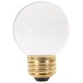 Product Image of 25 Watt G16 1/2 Incandescent Bulb - Gloss White - 1500 Average rated hours - 180 Lumens - Medium base - 120 Volt (30 Pack)