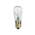 Product Image of 3 Watt S6 Incandescent Bulb - Clear - 1500 Average rated hours - 10 Lumens - Candelabra base - 130 Volt (8 Pack)