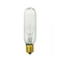 Product Image of 15 Watt T6 Incandescent Bulb - Clear - 2000 Average rated hours - 90 Lumens - Candelabra base - 145 Volt (40 Pack)