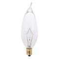 Product Image of 7.5 Watt C9 1/2 Incandescent Bulb - Clear - 3000 Average rated hours - 37 Lumens - Candelabra base - 120 Volt (60 Pack)