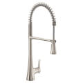 Product Image of Sinema Spot Resist Single Handle High Arc Pulldown Kitchen Faucet (Stainless Steel), S5235SRS
