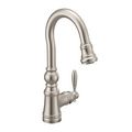 Product Image of Weymouth 1 Handle Pulldown Bar Faucet (Spot Resist Stainless), S53004SRS