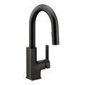 Product Image of Sto Matte Black 1 Handle Pulldown Bar Faucet, S62308BL