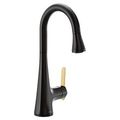 Product Image of Sinema 1 Handle Pulldown Bar Faucet (Matte Black), S6235BL