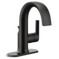 Product Image of Doux Single Handle High Arc Bathroom Faucet (Matte Black), S6910BL