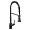 Product Image of Paterson Kitchen Spring Faucet, Matte Black, S72103BL